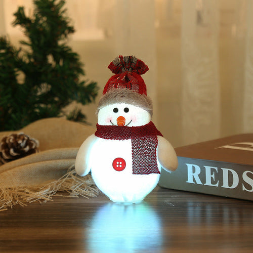 Decorazioni Natalizie LED – Babbo Natale, Pupazzo di Neve e Renna Luminosi