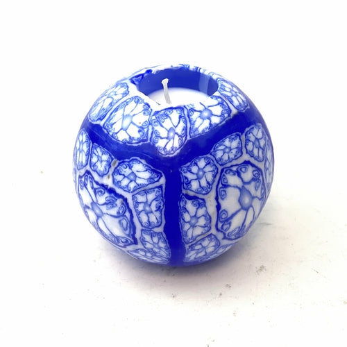Candela Sfera Cloisonné Artigianale – Decorazione Casa Profumata Fatta a Mano