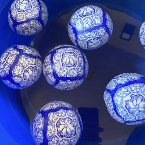 Candela Sfera Cloisonné Artigianale – Decorazione Casa Profumata Fatta a Mano