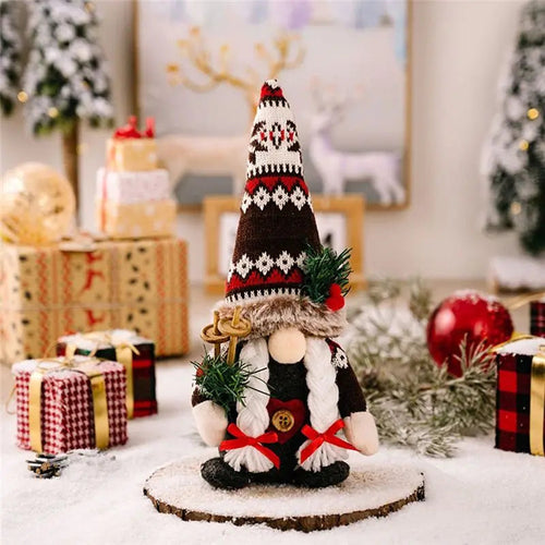 Gnomo di Natale Fatto a Mano – Decorazione Natalizia per Casa e Tavola