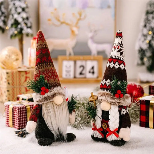 Gnomo di Natale Fatto a Mano – Decorazione Natalizia per Casa e Tavola