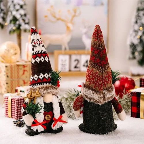 Gnomo di Natale Fatto a Mano – Decorazione Natalizia per Casa e Tavola