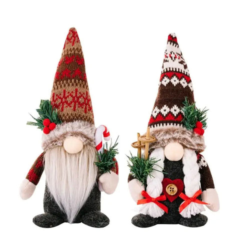 Gnomo di Natale Fatto a Mano – Decorazione Natalizia per Casa e Tavola
