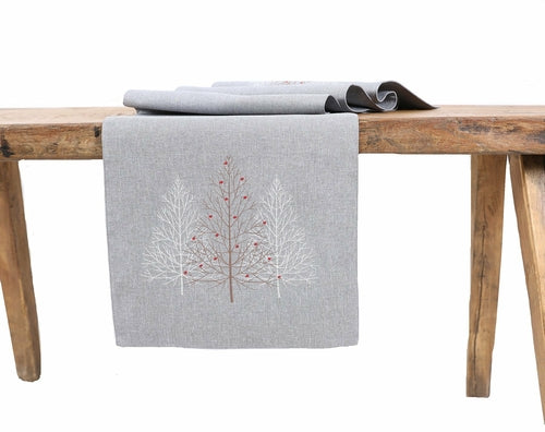 Tovaglia da Tavola Natalizia con Albero di Natale – Table Runner Natalizio