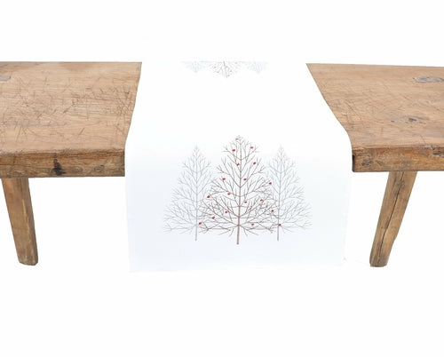 Tovaglia da Tavola Natalizia con Albero di Natale – Table Runner Natalizio