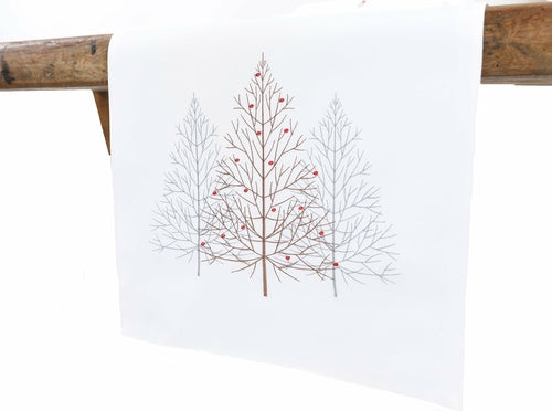 Tovaglia da Tavola Natalizia con Albero di Natale – Table Runner Natalizio