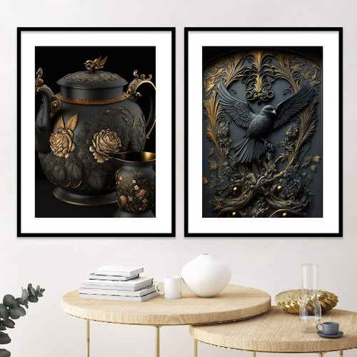 Quadro con Cornice Arte Moderna per Hotel e Casa – Wall Art Decoration