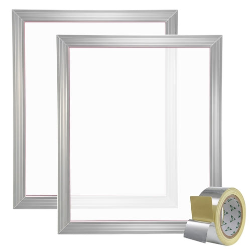 Screen Printing Kit, 2 Pieces Aluminum Silk Screen Printing Frames,